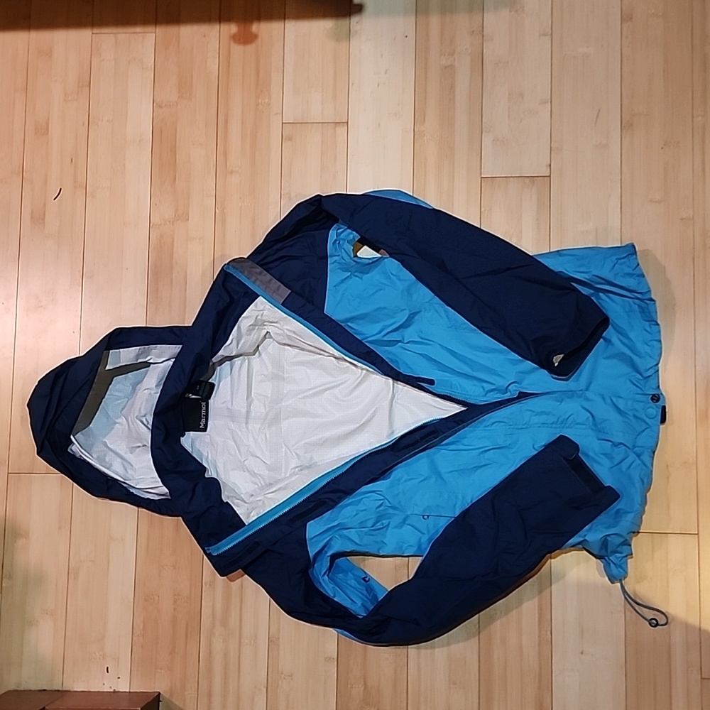 Hooded Marmot wind breaker rain jacket sz s